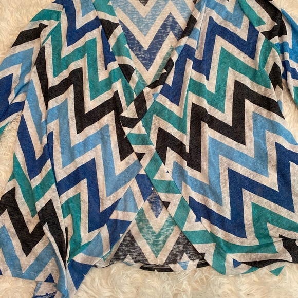 Lightweight zigzag cardigan - Picture 2 of 6